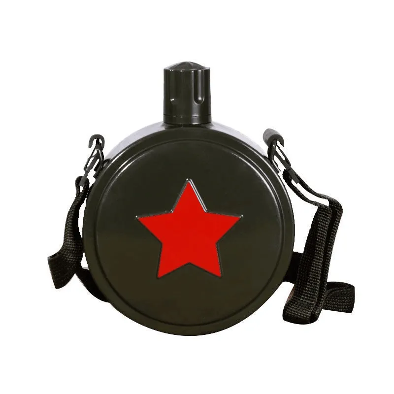 Picture of Outdoor Sports Water Bottle Children's Military Training Water Cup 304 Stainless Steel March Pot Portable Carrying Water Bottle